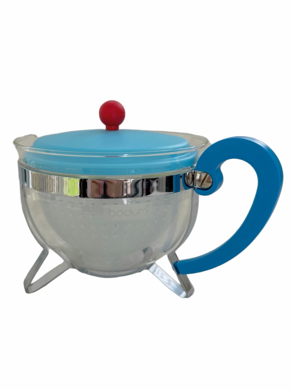 BODUM Chambord Teapot Tea Infuser Postmodern Memphis Vintage Design NWOT 44oz.